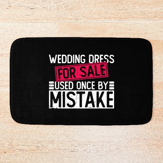 Wedding Dress For Sale Used Once By Mistake - Bath Mats