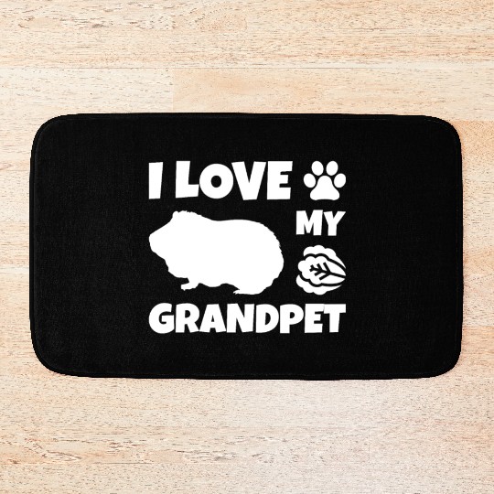 I Love My Grandpet Guinea Pig Bath Mats