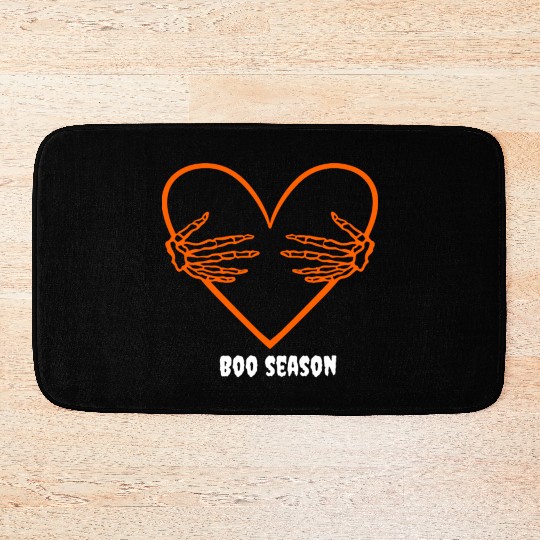 Halloween Boo Season unisex couples Bath Mats