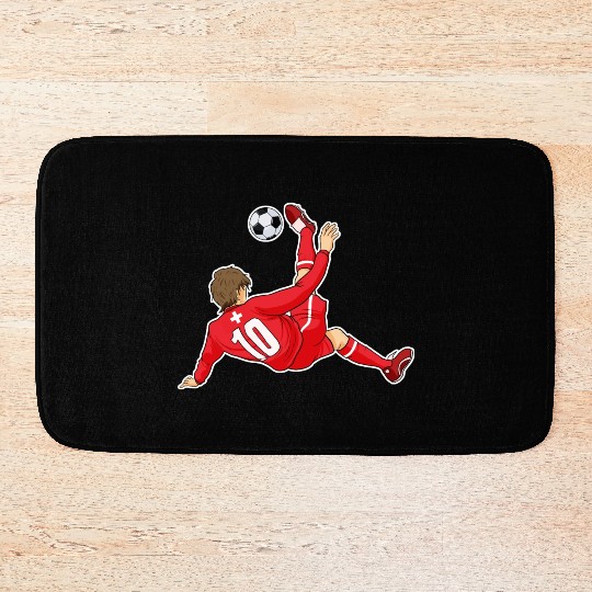 Swiss National Soccer Team I Football Switzerland Bath Mats