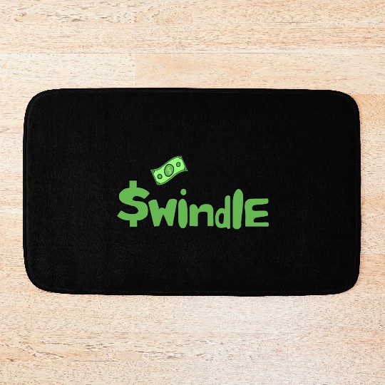 Swindle - Dark Green Color Merchandise Bath Mats
