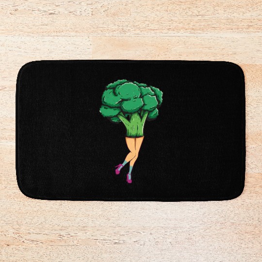 Broccoli Vintage Bath Mats