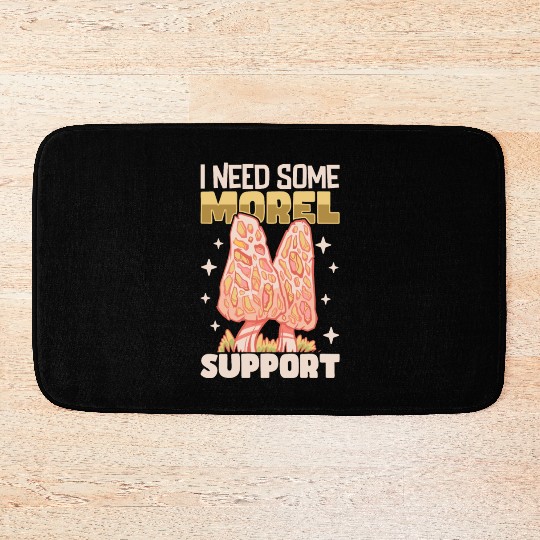 Morels Mushroom Picker Mushroom Farmer Mushroom Bath Mats