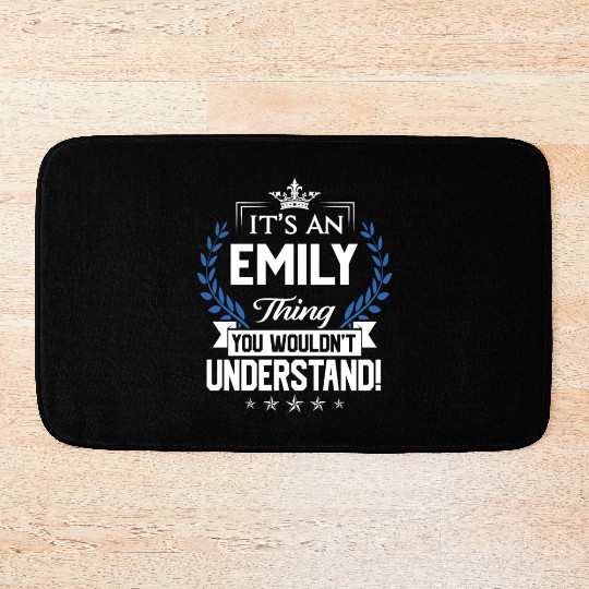 Emily Name Bath Mats - Emily Things Name 2 Gift Item
