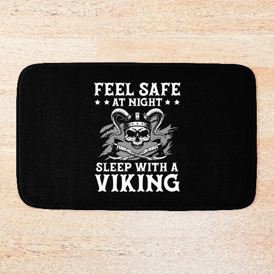 Feel Safe At Night Sleep With A Viking Valhalla Bath Mats