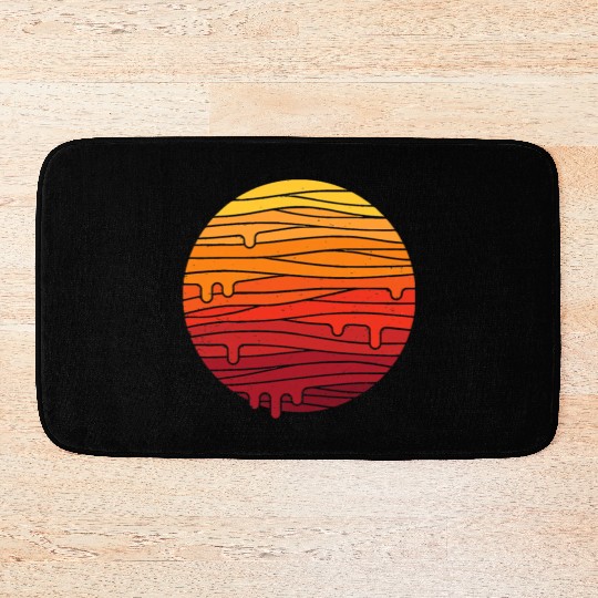 The Mountain Sun and Moon Bath Mats