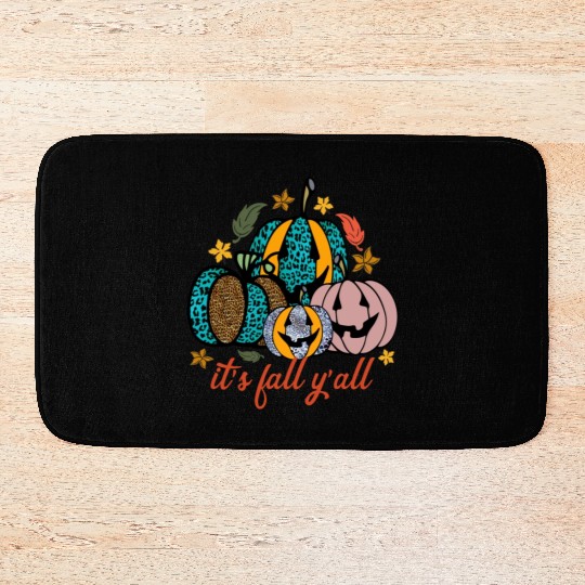 It s Fall Y all Sublimation 01 Bath Mats