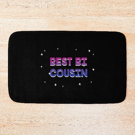 Best Bi Cousin Bisexual LGBTQ Bi Pride LGBT Family Bath Mats