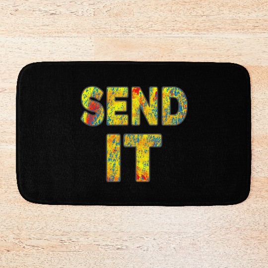 Mountain Bike - Send It - Fat Bike MTB Bath Mats