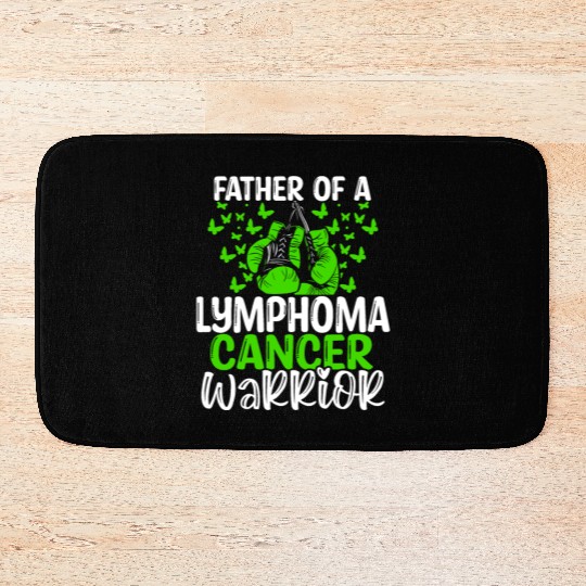 Lymphoma Cancer Awareness Dad Fathers Day Papa Bath Mats