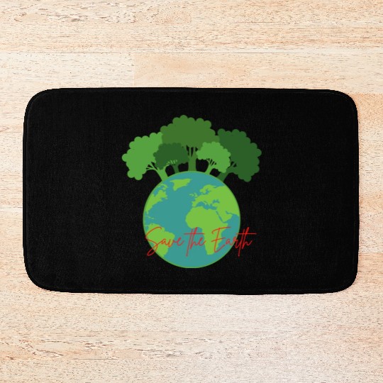 Save the Earth Bath Mats