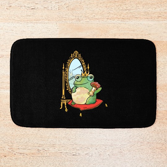 Classy Royalty Prince Toad Frog Amphibian Bath Mats