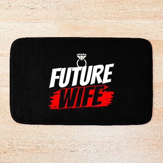 Future Wife Bride Party Wedding Bachelorette Bath Mats