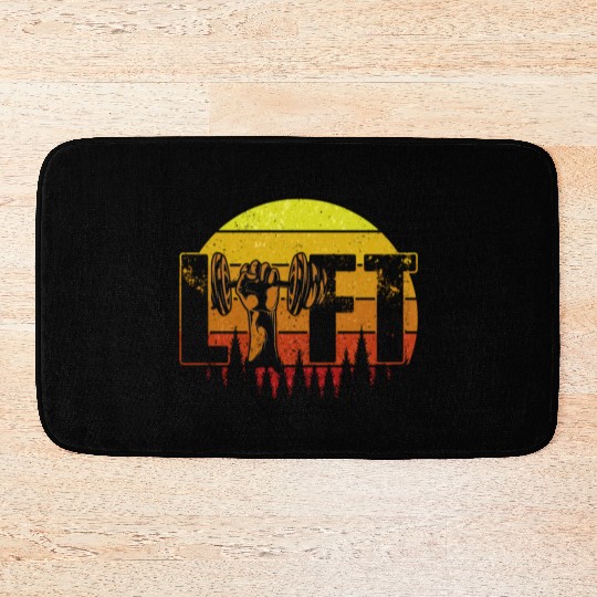 Lift Workout Weightlifting Lifting Gym Bath Mats