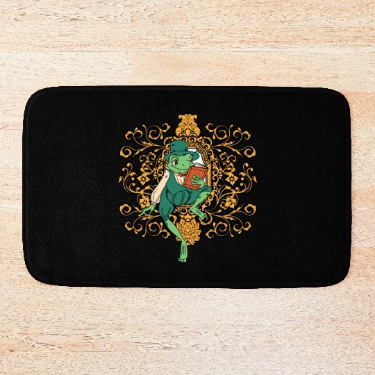 Classy Royalty Prince Toad Frog Amphibian Bath Mats