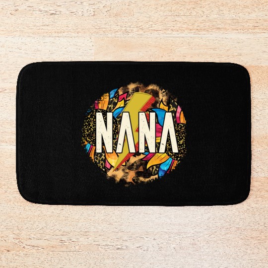 Western Nana Bath Mats, Nana Sublimation Design, Nan
