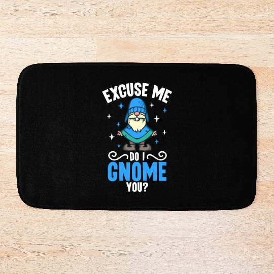 Garden Gnomes Gnome Lover Funny Gnome Gardening Bath Mats