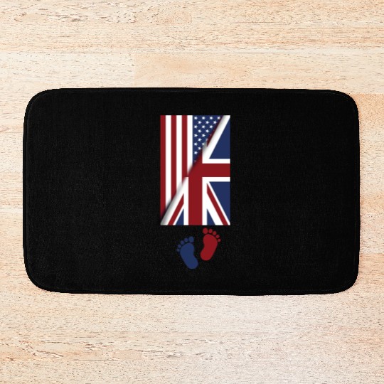 American Union Jack Flag Baby american union jack Bath Mats