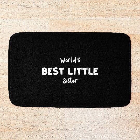 World's Best Little Sister Bath Mats