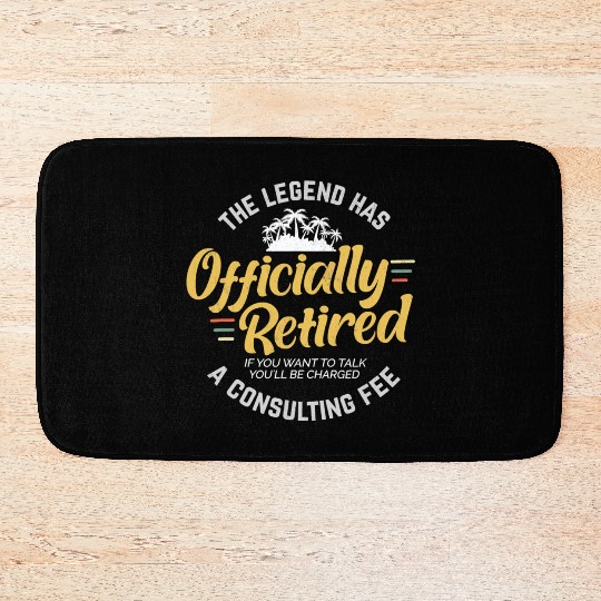 Consultant Retirement Legend Retired Bath Mats