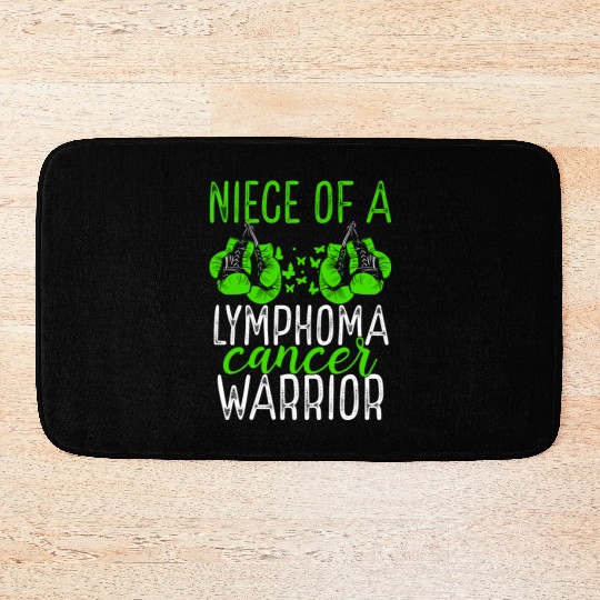 Niece Lymphoma Cancer Awareness Aunt Uncle Bath Mats