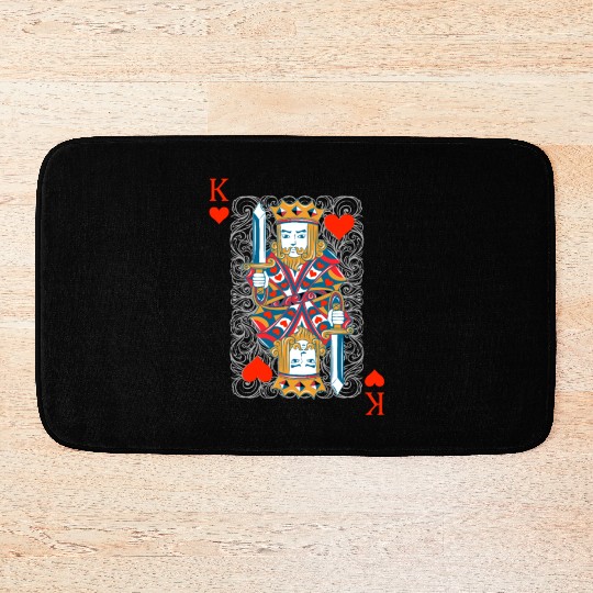 King of Hearts, Poker Bath Mats