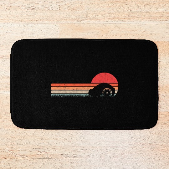 Mähroboter Retro Lawn Robot Vintage Bath Mats