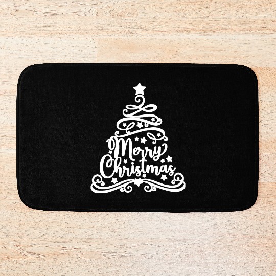 Merry Christmas Bath Mats