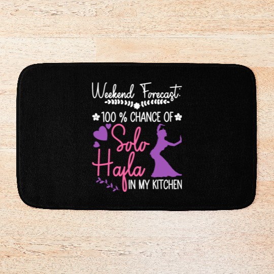 Weekend Forecast: 100 % Chance Of Solo Hafla In My Bath Mats