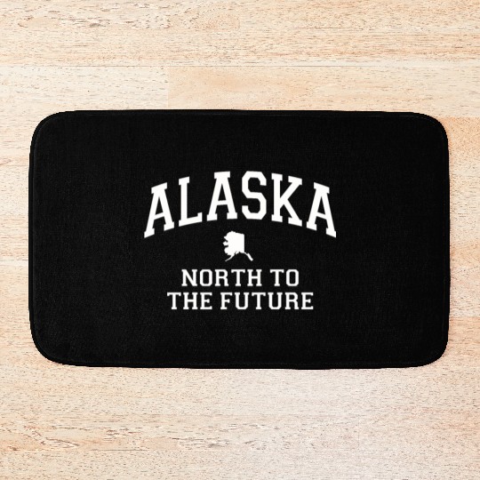 Alaska Bath Mats Men's Women Children USA North Pole