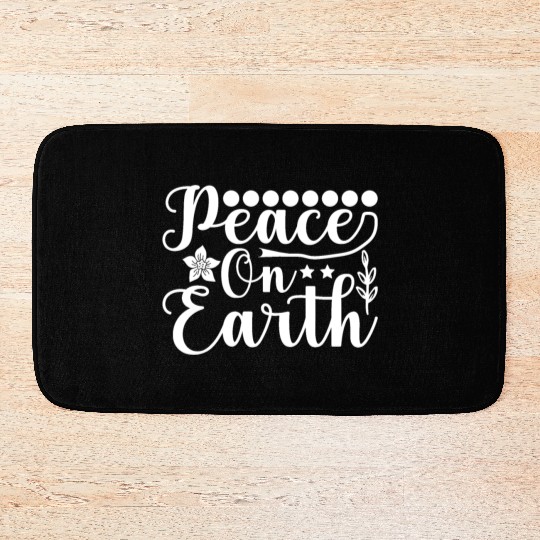 Peace on Earth Bath Mats