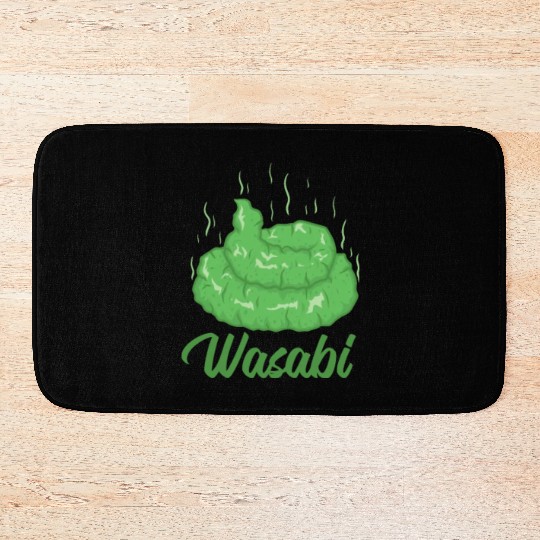 Wasabi Spice Flavor Food Cooking Bath Mats