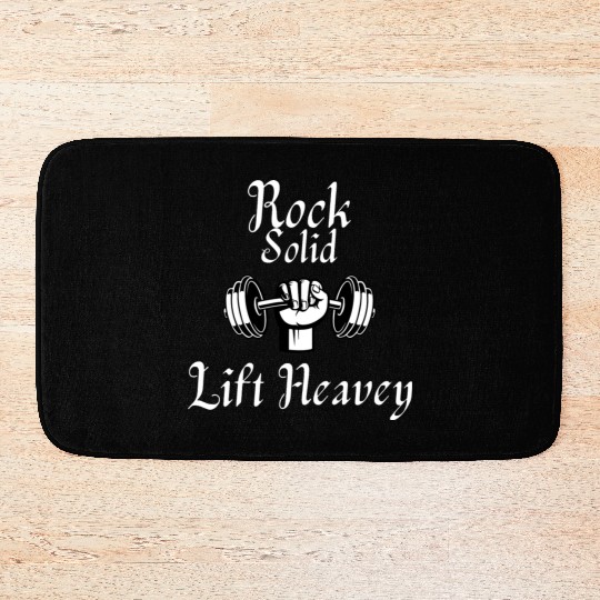 Rock Solid (Gym/weightLlifting) Bath Mats