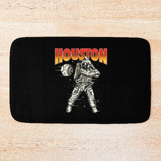 Houston Space City Astronaut Bath Mats