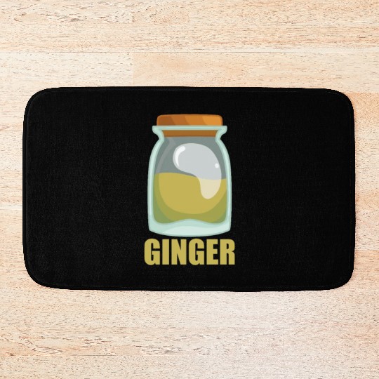 Ginger Spice Flavor Food Cooking Bath Mats