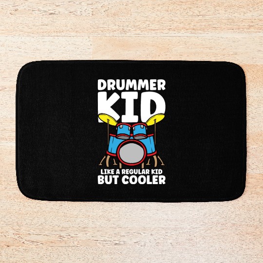 Drummer Drums Music Drum Set Drumming Bath Mats