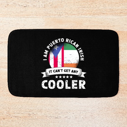 Puerto Rico Flag Ireland Grown Patriot Country Bath Mats