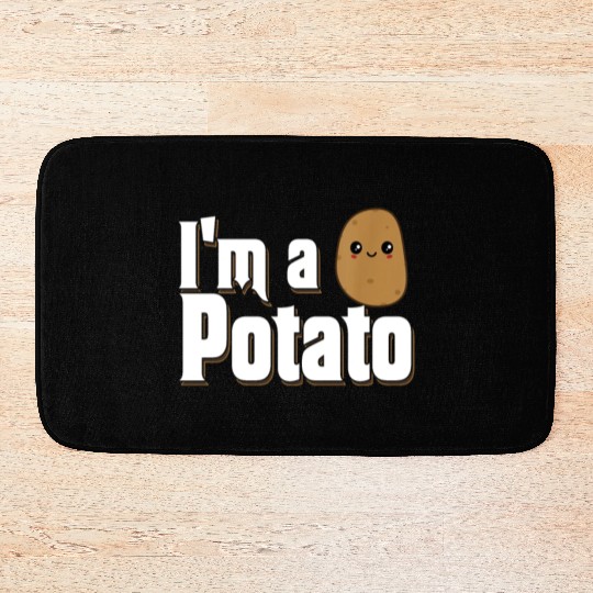 I am a Potato Fries Cute Costume Potatoes Lovers Bath Mats