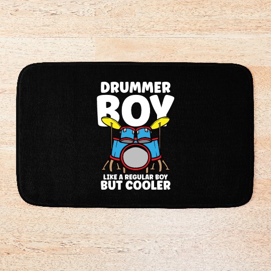 Drummer Drums Music Drum Set Drumming Bath Mats