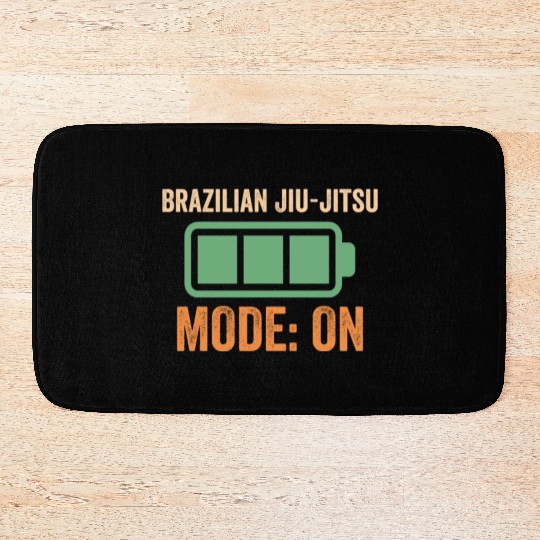 Brazilian Jiu-jitsu Mode On, Battery Design Bath Mats