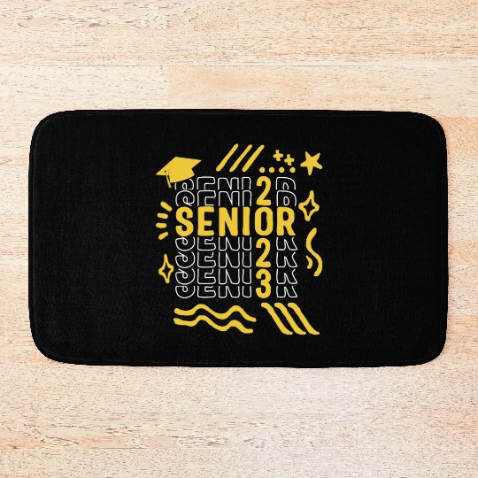 Graduation Bath Mats, Senior Class Of 2023 Gift End