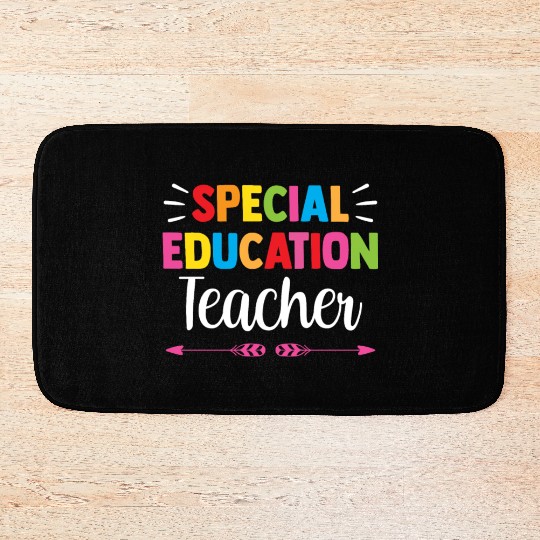 Special Education Teacher Cute Sped Awareness Bath Mats