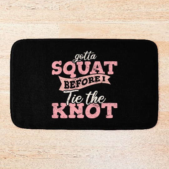 No Pain No Ice Cream Fitness Funny Gym Saying Card Bath Mats