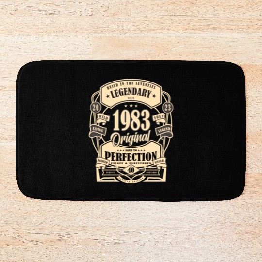 40th Birthday Gift Myth Legend Original present Bath Mats