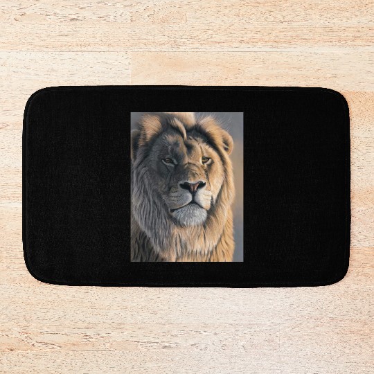 Lion King Of The Forest Bath Mats