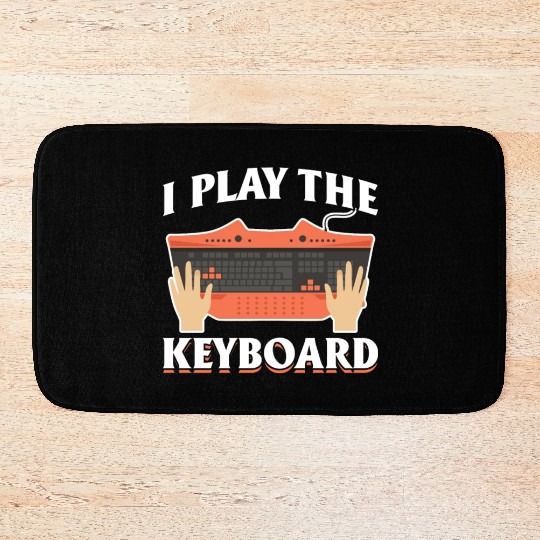 Keyboard Gamer Humorous Computer Science Bath Mats