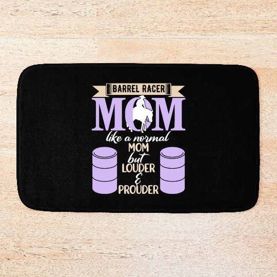Barrel Racing Mom Bath Mats