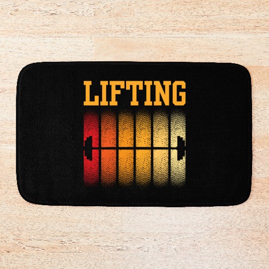 Lifting Weightlifting Lift Workout Gym Bath Mats
