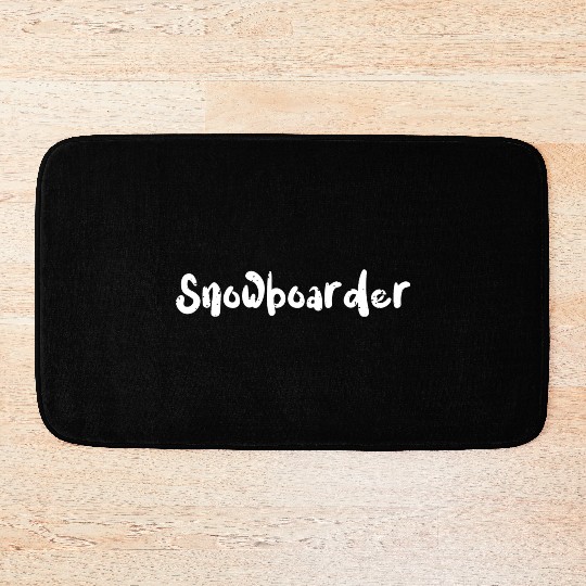 Snowboarder - Snowboarding Bath Mats
