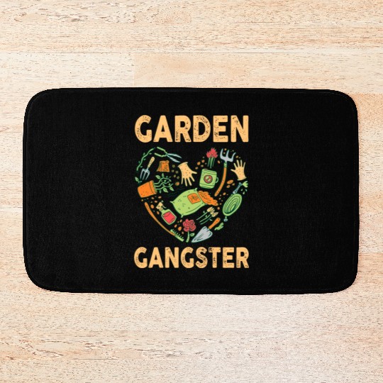Garden Gangster Flower Enthusiast Bath Mats